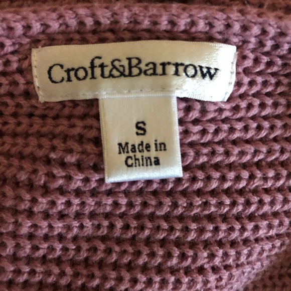 ✨Croft & Barrow Purple Knit Sweater✨ - Picture 3 of 3